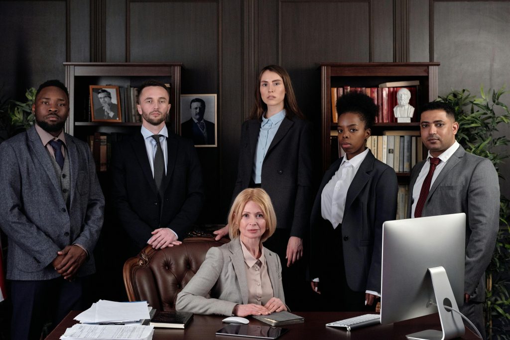 lawyers in an office