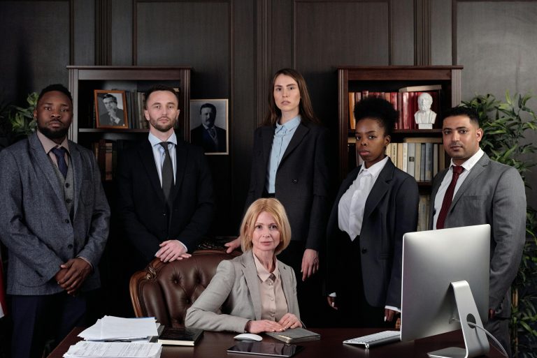 lawyers in an office